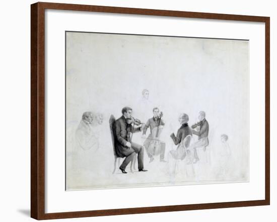 Quartet, 1840S-null-Framed Giclee Print