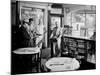 Quartet of Men Gathered in a Local Drug Store in the Hometown of President Franklin D. Roosevelt-Hansel Mieth-Mounted Photographic Print