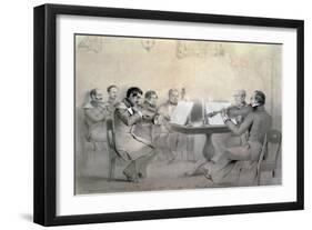 Quartet of the Composer Count A. F. Lvov, 1840-R. Rorbach-Framed Giclee Print