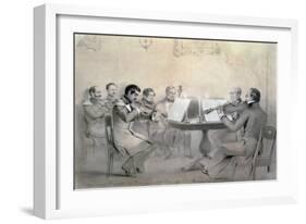 Quartet of the Composer Count A. F. Lvov, 1840-R. Rorbach-Framed Giclee Print