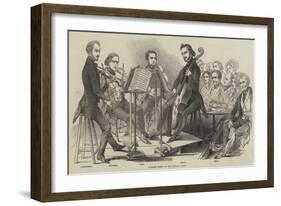 Quartet Party at the Musical Union-null-Framed Giclee Print