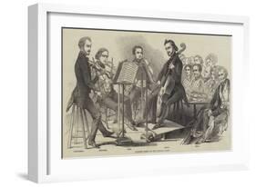 Quartet Party at the Musical Union-null-Framed Giclee Print