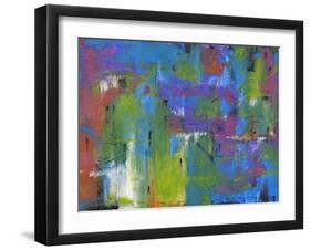 Quartiere colorato-Tebo Marzari-Framed Art Print