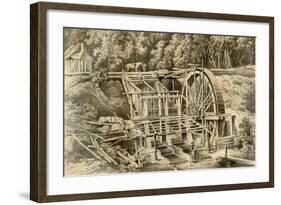 Quartz Crushing Mill, Australia, 1879-McFarlane and Erskine-Framed Giclee Print