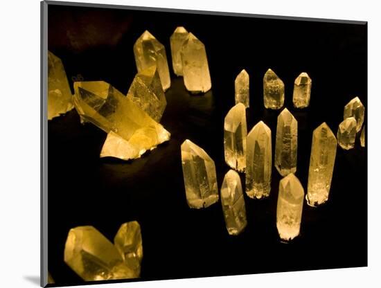 Quartz Crystals at Crystal Cave Museum in Australia-Stuart Westmorland-Mounted Photographic Print