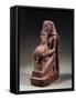 Quartzite Statue of Senmut with Rope Used by Land Surveyors-null-Framed Stretched Canvas