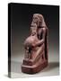 Quartzite Statue of Senmut with Rope Used by Land Surveyors-null-Stretched Canvas