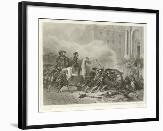 Quashing a Royalist Insurrection-Denis Auguste Marie Raffet-Framed Giclee Print