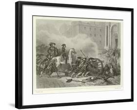 Quashing a Royalist Insurrection-Denis Auguste Marie Raffet-Framed Giclee Print