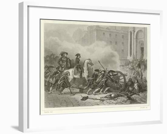 Quashing a Royalist Insurrection-Denis Auguste Marie Raffet-Framed Giclee Print