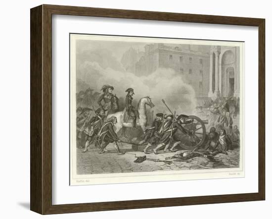 Quashing a Royalist Insurrection-Denis Auguste Marie Raffet-Framed Giclee Print