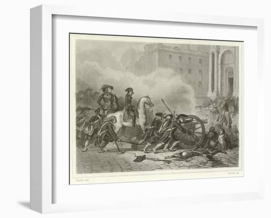 Quashing a Royalist Insurrection-Denis Auguste Marie Raffet-Framed Giclee Print