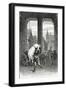 Quasimodo Saves Esmeralda from Execution - Illustration from Notre Dame De Paris, 19th Century-Charles Alexandre Lesueur-Framed Giclee Print