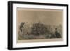 Quatre-Bras 1815, Engraved by F. Stacpoole, 1875-Lady Butler-Framed Giclee Print