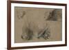 Quatre études de porc-épic-Pieter Boel-Framed Giclee Print