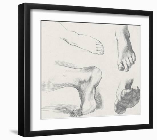 Quatre Pieds Gauches-Stefano della Bella-Framed Art Print