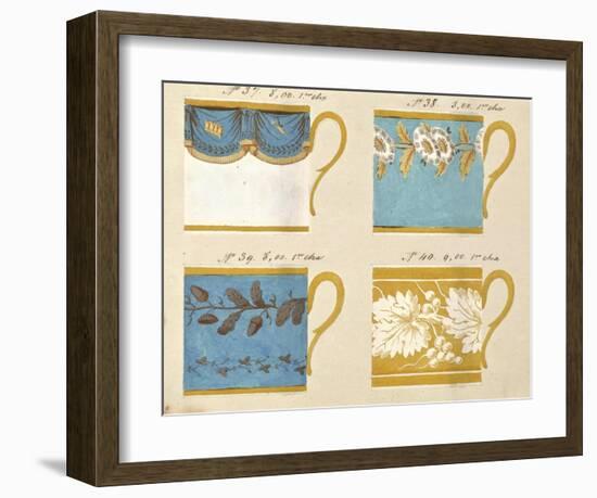 Quatre tasses du 1er choix, ca. 1800-1820-Honore-Framed Art Print