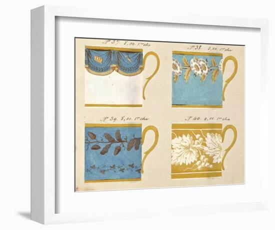 Quatre tasses du 1er choix, ca. 1800-1820-Honore-Framed Art Print