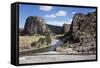 Quatro Canyones and the Apurimac River, in the Andes, Peru, South America-Peter Groenendijk-Framed Stretched Canvas