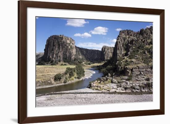 Quatro Canyones and the Apurimac River, in the Andes, Peru, South America-Peter Groenendijk-Framed Photographic Print