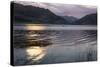 Quatro Lagunas (Four Lakes) in Evening Light in the Andes, Peru, South America-Peter Groenendijk-Stretched Canvas