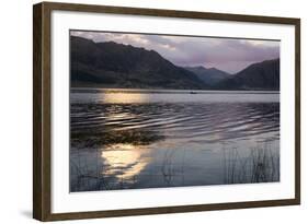 Quatro Lagunas (Four Lakes) in Evening Light in the Andes, Peru, South America-Peter Groenendijk-Framed Photographic Print