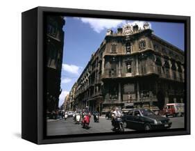 Quattro Canti, Palermo, Sicily, Italy-Peter Thompson-Framed Stretched Canvas