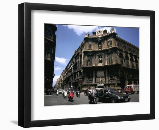 Quattro Canti, Palermo, Sicily, Italy-Peter Thompson-Framed Photographic Print