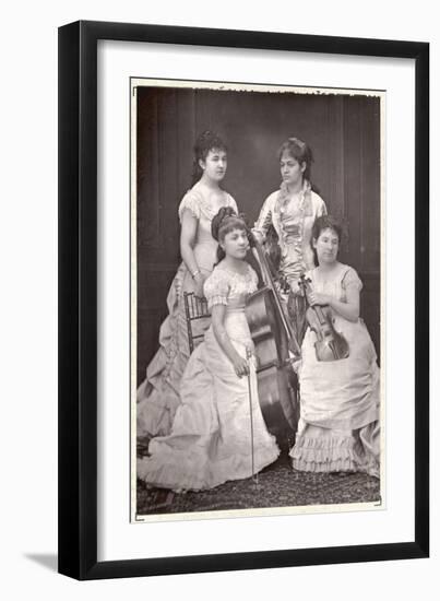 Quatuor Sainte-Cecile French String Quartet, Dosne, Meria-Mussa, Galatsin, Marie Tayau-null-Framed Art Print