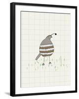 Quavering Quail-Lisa Stickley-Framed Giclee Print