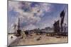 Quay at Honfleur-Johan Barthold Jongkind-Mounted Giclee Print