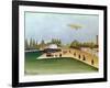 Quay at Ivry, circa 1908-Henri Rousseau-Framed Giclee Print