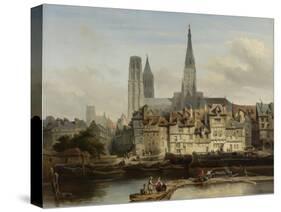 Quay De Paris-Johannes Bosboom-Stretched Canvas