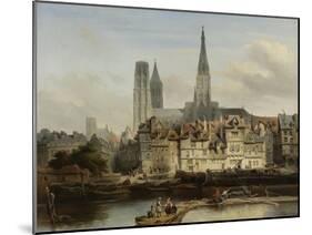 Quay De Paris-Johannes Bosboom-Mounted Art Print