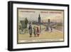 Quay for Embarkation on Transatlantic Liners, Liverpool-null-Framed Giclee Print