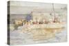 Quay Scamps, 1896-Henry Scott Tuke-Stretched Canvas