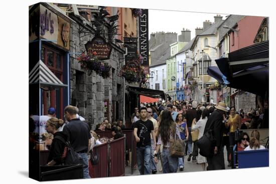 Quay Street, Galway, County Galway, Connacht, Republic of Ireland-Gary Cook-Stretched Canvas