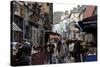 Quay Street, Galway, County Galway, Connacht, Republic of Ireland-Gary Cook-Stretched Canvas