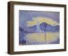 Quay Wall with Lighthouse, 1898-Paul Signac-Framed Giclee Print