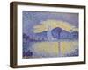 Quay Wall with Lighthouse, 1898-Paul Signac-Framed Giclee Print