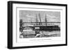 Quays at Colón, Panama, 19th Century-Vuillier-Framed Giclee Print