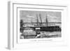 Quays at Colón, Panama, 19th Century-Vuillier-Framed Giclee Print