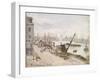 Quayside at Le Havre, 1903-Camille Pissarro-Framed Premium Giclee Print