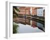 Quayside Buildings Reflected in the River Wensum, Norwich, Norfolk, England, United Kingdom, Europe-Mark Sunderland-Framed Photographic Print