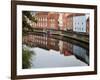 Quayside Buildings Reflected in the River Wensum, Norwich, Norfolk, England, United Kingdom, Europe-Mark Sunderland-Framed Photographic Print