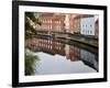 Quayside Buildings Reflected in the River Wensum, Norwich, Norfolk, England, United Kingdom, Europe-Mark Sunderland-Framed Photographic Print