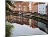 Quayside Buildings Reflected in the River Wensum, Norwich, Norfolk, England, United Kingdom, Europe-Mark Sunderland-Mounted Photographic Print