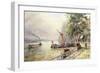 Quayside, Cheyne Walk, Chelsea-John Sutton-Framed Giclee Print