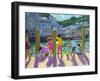 Quayside Fishing, Looe, 2015-Andrew Macara-Framed Giclee Print