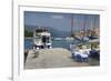 Quayside, Fiskardo, Kefalonia, Greece-Peter Thompson-Framed Photographic Print